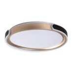 Lubinis šviestuvas Jindri LED 48W 3000-6500K CCT keičiama balta spalva (Juoda, Aukso)