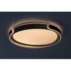 Lubinis šviestuvas Jindri LED 48W 3000-6500K CCT keičiama balta spalva (Juoda, Aukso)