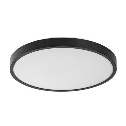 Lubinis šviestuvas Alenzo LED 24W 3000, 4000, 6000K CCT keičiama balta spalva (Juoda)
