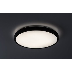 Lubinis šviestuvas Alenzo LED 24W 3000, 4000, 6000K CCT keičiama balta spalva (Juoda)