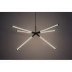 Pakabinamas šviestuvas Nivaro LED 36W 3000K Šilta balta (Juoda)