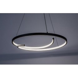 Pakabinamas šviestuvas Niloo LED 40W 4000K Neutrali balta (Juoda)