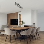 Lubinis šviestuvas Emerencia E14 4x MAX 40W (Juoda)