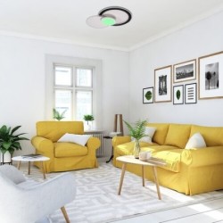 Lubinis šviestuvas Stavros LED 40W 3000-6500K CCT keičiama balta spalva (Juoda)