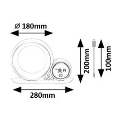 Stalinis šviestuvas Wakeway LED 5W (Balta)