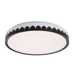 Lubinis šviestuvas Malin LED 24W 3000-6500K CCT keičiama balta spalva (Juoda, Pilka)