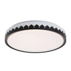 Lubinis šviestuvas Malin LED 24W 3000-6500K CCT keičiama balta spalva (Juoda, Pilka)