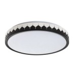 Lubinis šviestuvas Malin LED 24W 3000-6500K CCT keičiama balta spalva (Juoda, Pilka)