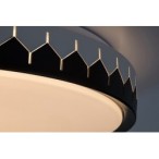 Lubinis šviestuvas Malin LED 24W 3000-6500K CCT keičiama balta spalva (Juoda, Pilka)