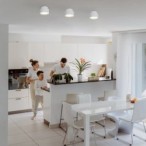 Lubinis šviestuvas Ovidia LED 24W 3000K Šilta balta (Balta)