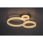 Lubinis šviestuvas Amilia LED 24W 3000, 4000, 6500K CCT keičiama balta spalva (Aukso)