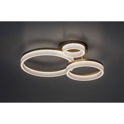 Lubinis šviestuvas Amilia LED 24W 3000, 4000, 6500K CCT keičiama balta spalva (Aukso)