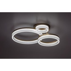 Lubinis šviestuvas Amilia LED 24W 3000, 4000, 6500K CCT keičiama balta spalva (Aukso)
