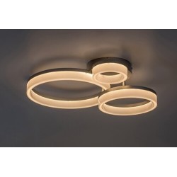 Lubinis šviestuvas Amilia LED 24W 3000, 4000, 6500K CCT keičiama balta spalva (Chromo)