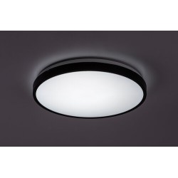 Lubinis šviestuvas Alenzo LED 36W 3000-6000K CCT keičiama balta spalva (Juoda)