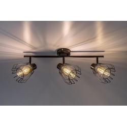 Lubinis šviestuvas Emerencia E14 3x MAX 40W (Juoda)