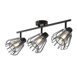 Lubinis šviestuvas Emerencia E14 3x MAX 40W (Juoda)