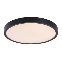 Lubinis šviestuvas Alenzo LED 18W 3000, 4000, 6000K CCT keičiama balta spalva (Juoda)