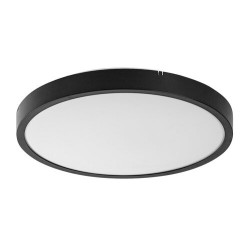 Lubinis šviestuvas Alenzo LED 18W 3000, 4000, 6000K CCT keičiama balta spalva (Juoda)