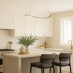 Pakabinamas šviestuvas Kallira LED 40W 3000K Šilta balta (Aukso)