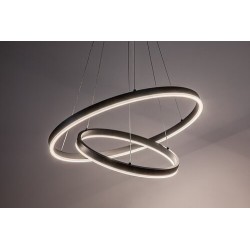 Pakabinamas šviestuvas Isaure LED 80W 3000, 4000, 6500K CCT keičiama balta spalva (Juoda)