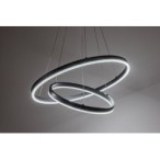 Pakabinamas šviestuvas Isaure LED 80W 3000, 4000, 6500K CCT keičiama balta spalva (Juoda)