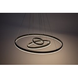 Pakabinamas šviestuvas Isaure LED 100W 3000, 4000, 6500K CCT keičiama balta spalva (Juoda)