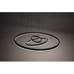 Pakabinamas šviestuvas Isaure LED 100W 3000, 4000, 6500K CCT keičiama balta spalva (Juoda)