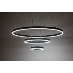 Pakabinamas šviestuvas Isaure LED 100W 3000, 4000, 6500K CCT keičiama balta spalva (Juoda)