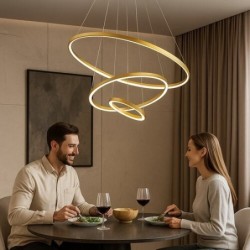 Pakabinamas šviestuvas Beliza LED 90W 3000, 4000, 6500K CCT keičiama balta spalva (Aukso)
