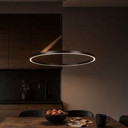 Pakabinamas šviestuvas Renara LED 40W 3000K Šilta balta (Juoda, Aukso)