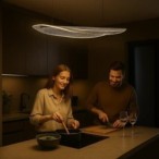 Pakabinamas šviestuvas Zofrael LED 32W 3000K Šilta balta (Aukso)