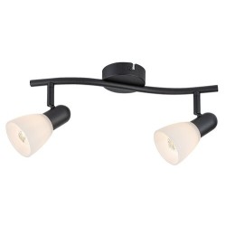 Lubinis šviestuvas Soma E14 2x MAX 40W (Juoda)