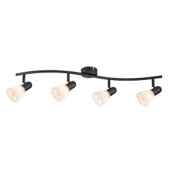 Lubinis šviestuvas Soma E14 4x MAX 40W (Juoda)