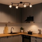 Lubinis šviestuvas Soma E14 4x MAX 40W (Juoda)