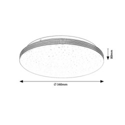 Lubinis šviestuvas Toma LED 18W 4000K Neutrali balta (Aukso)