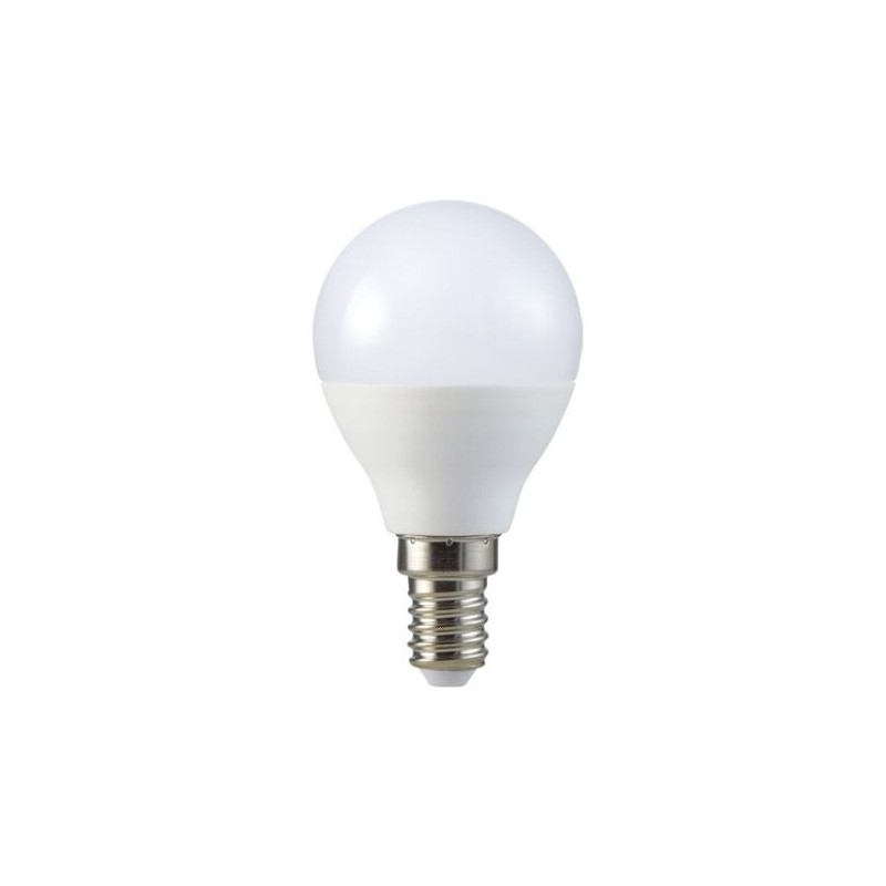 LED lemputė E14 SMD-LED 5W G45 6500K Šalta balta