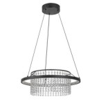 Pakabinamas šviestuvas Maribell LED 40W 3000, 3500, 4000K CCT keičiama balta spalva (Juoda)