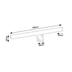 Sieninis šviestuvas Oliro LED 6W 4000K Neutrali balta (Chromo)