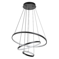 Pakabinamas šviestuvas Beliza LED 90W 3000, 4000, 6500K CCT keičiama balta spalva (Juoda)