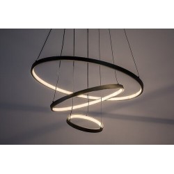 Pakabinamas šviestuvas Beliza LED 90W 3000, 4000, 6500K CCT keičiama balta spalva (Juoda)