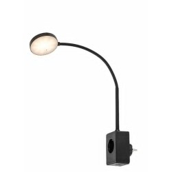 Naktinis šviestuvas Tivro LED 4W 3000, 4000, 6000K CCT keičiama balta spalva (Juoda)