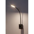 Naktinis šviestuvas Tivro LED 4W 3000, 4000, 6000K CCT keičiama balta spalva (Juoda)