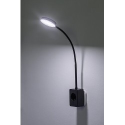 Naktinis šviestuvas Tivro LED 4W 3000, 4000, 6000K CCT keičiama balta spalva (Juoda)