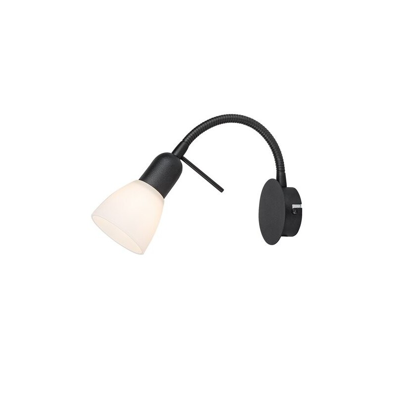 Sieninis šviestuvas Soma E14 1x MAX 40W (Juoda)