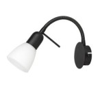 Sieninis šviestuvas Soma E14 1x MAX 40W (Juoda)