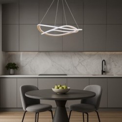 Pakabinamas šviestuvas Kallira LED 72W 3000K Šilta balta (Aukso)