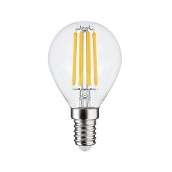 LED lemputė E14 Filament-LED 6W G45 3000K Šilta balta