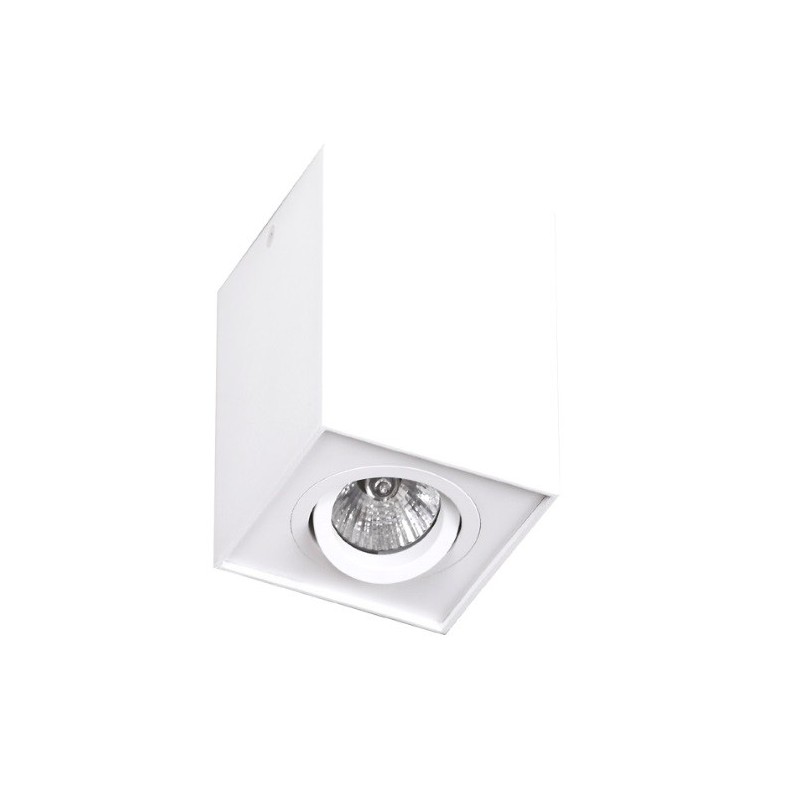 Taškinis šviestuvas Maxlight Basic Square 1xGU10 Baltas