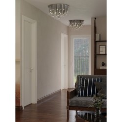 Maxlight Lubinis šviestuvas Organic 60cm Integruotas LED 33W Chromo